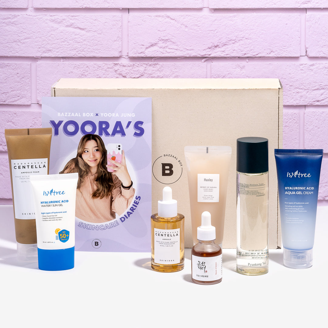 Yoora's skincare diaries Box – BAZZAAL BOX